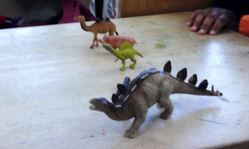 Toy dinosaur