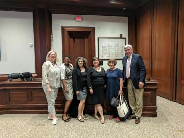 Edward Street testifies at State House on early childhood legislation.